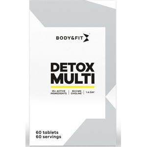 Body & Fit Detox Multi - Multivitaminen - Detox - Vitaminen & Supplement - 60 Tabletten (2 maanden)