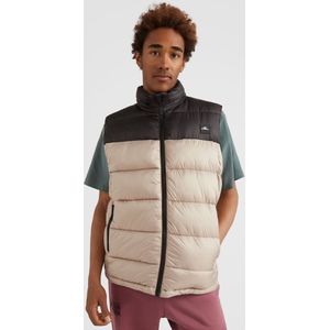 O'Neill Jas Men O'RIGINALS PUFFER BODYWARMER Servies Kleurenblok L - Servies Kleurenblok 50% Recycled Polyester, 50% Polyester