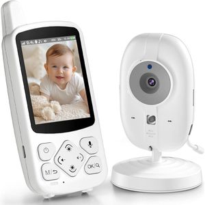 DailySuppliess® Babyfoon met Camera en App - Baby Monitor - Huisdiercamera - Hondencamera - Full HD - Wit