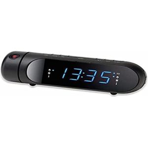 Wekkerradio met Projectie - Digitale Wekker - Digitale Klok - Zwart