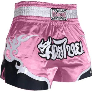 Fluory Muay Thai Short Kickboks Broek Tribal Roze MTSF53 - XXL