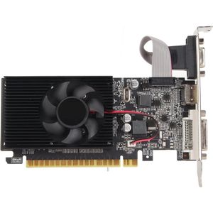 Gaming Grafische Kaart 1GB DDR3 64bit Discreet - 810MHz 1800MHz - PCI Express 2.0 X16 - DVI VGA HDMI - Stille Koelventilator - PC Gaming.