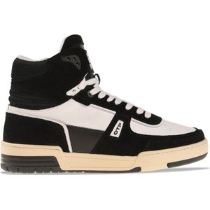 Off The Pitch Basketta Sneakers Hi Zwart/Wit - Maat: 41