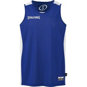 Spalding Essential Rev. Shirt Unisex - Blauw / Wit - maat 140