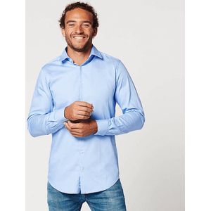 SKOT Fashion Duurzaam Overhemd Heren Circular Blue - blauw - Maat XXL