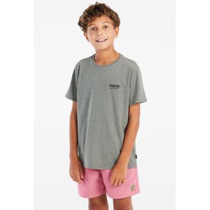 Protest Prthunt Jr – T shirt Jongens – Korte mouwen – Ronde hals – Soil Grey