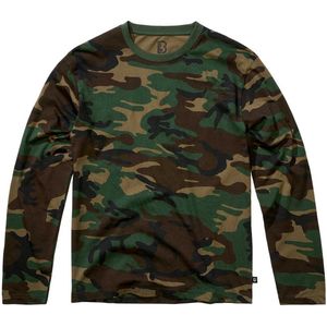 Shirt - Camouflage - Lange Mouw - Normale Pasvorm - Ronde Hals