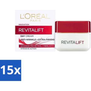 L'Oréal Revitalift 40+ - Dagcrème - Hydrating Anti-Rimpel - 50 ml - Bulkverpakking - 15 stuks