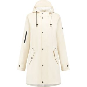 Mirage Regenjas Rainfall Trenchcoat maat XL gemaakt van polyester soft touch off white