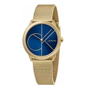 Calvin Klein K3M5255N horloge vrouw - Roestvrij Staal - goud