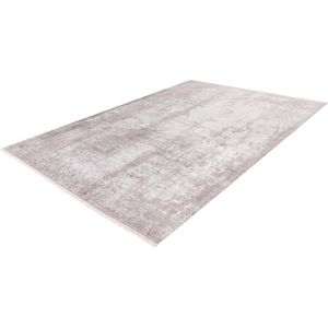 Studio - vloerkleed - laagpolig - antislip - strak - superzacht - luxe - shiny - tapijt - kleed - 200x290 cm zilver