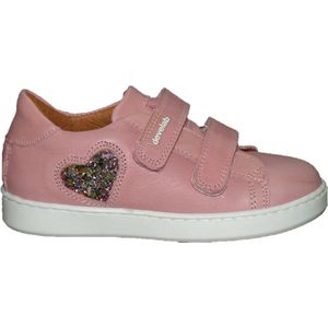 Develab - Lage Schoen - Roze - Leder - Klittenbanden - Uitneembaar Voetbed