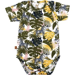 Frogs and Dogs - kraamcadeau / baby - jungle - romper - Khaki - maat 68