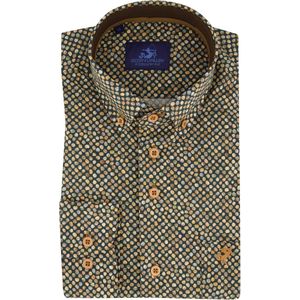 Eden Valley - Overhemd - Groen - Katoen - Lange Mouwen