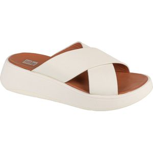 FitFlop F-Mode Flatform FW5-477, Vrouwen, Wit, Slippers, maat: 37,5