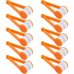 JHubers Goods - Microvezel Reiniger Borstel Set - 10 Stuks, Zonnebril Reinigingsclips, Brillenreinigers