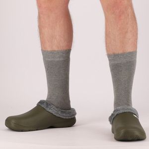 Morethansocks - Tuinklompen Heren - Imitatiebont - Waterafstotend - Bruin