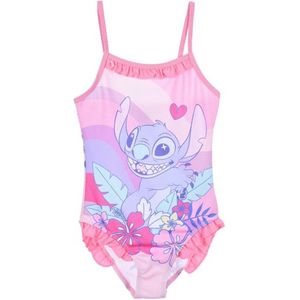 Disney Stitch Badpak - zwempak Disney Stitch - roze - maat 110/116
