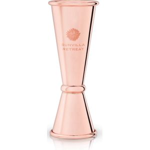 Viski Makoto Jigger - roestvrijstaal - 30/60ml - koperkleur