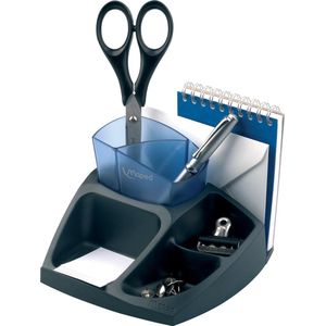 Essentials Green Compact Office accessoire houder - zwart/blauw