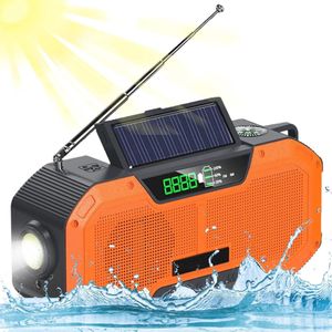Draagbare Solar Noodradio met Oplaadbare Batterij, LCD-scherm en SOS-functie