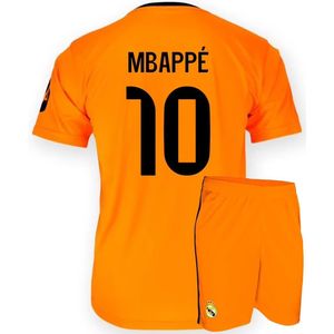 Real Madrid Voetbaltenue Mbappe - Mbappe Tenue Uit - 2024-2025 - Voetbaltenue Kinderen - Shirt en Broekje - Jongens en Meisjes --116