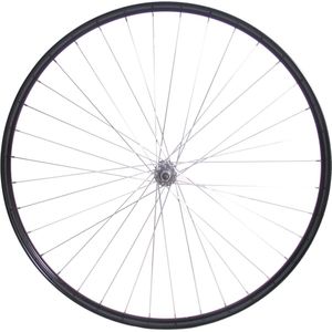 Voorwiel 28 x 1 1/2 - aluminium Ryde velg - verchroomde naaf - zwart