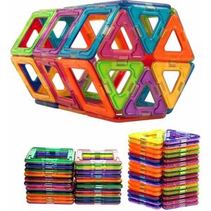 Yippiez - Magnetische bouwstenen Multicolor blokken tegels - 25 delige bouw set bouwblokken montesori - constructie educatieve bouwset - montessori bouwen magneet bouw blokken magical magnets - magnetisch constructie montessorri - magical magneten