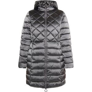 Usha - Wintermantel 'Sivene' - Grijs - Gewatteerde Jas - Lange Pasvorm