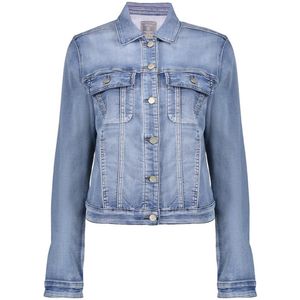 Geisha Jas Jeans Jacket 55002 10 Mid Blue Denim Dames Maat - XS