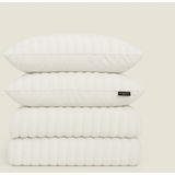 Microvezel Dekbedovertrekset Rabbit Bubble - Off White - 240x220 + 2*60x70 cm