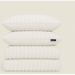 Microvezel Dekbedovertrekset Rabbit Bubble - Off White - 240x220 + 2*60x70 cm