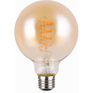 LED Lamp - Filament - Trion Spiro - E27 Fitting - 7W - Zeer Warm Wit - 1800K - Dimbaar - 400 lumen