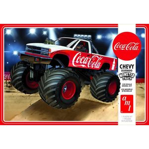 1:25 AMT 1184 Chevy Silverado Monster Truck - 1988 - Coca-Cola Plastic Modelbouwpakket