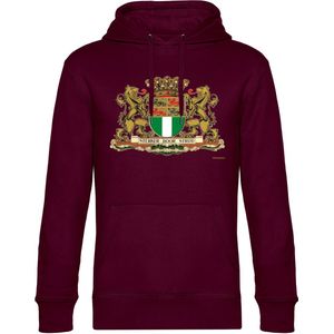 010 CASUALS ROTTERDAM HOODIE STADSWAPEN (AUTHENTIC) dark cherry