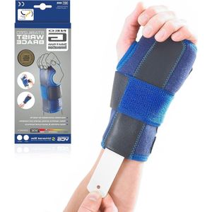 Pols- en Duimsteun Gestabiliseerd voor Artritis Tendonitis - Carpale Tunnel Polsspalk met Verstelbare Compressie - Handsteun Linkerhand Blauw