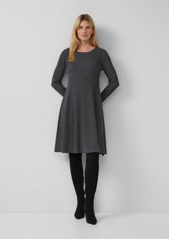 s.Oliver - Schwarz LABEL - Gebreide Jurk - 34