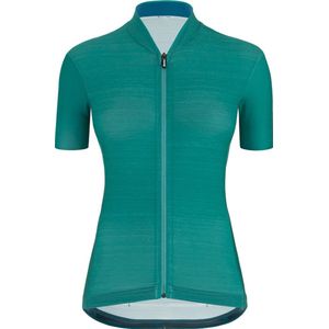 Santini Fietsshirt Korte mouwen Petrol Dames - Colore S/S Jersey For Women Petrol Green - XL