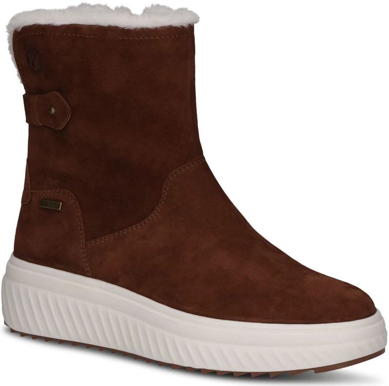 CAPRICE - Enkellaarsjes - Roestbruin/Wolwit