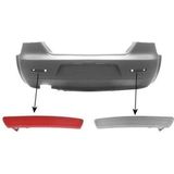 VanWezel - 0160939 - Catadioptre - Rood - Achterste Carrosserie