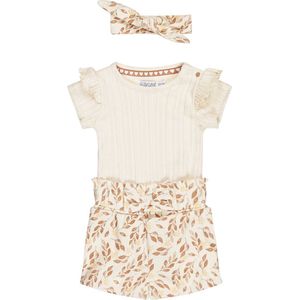 Dirkje R-GROOVY GIRL Meisjes Kledingset - Off white - Maat 68