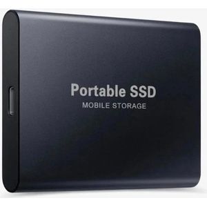 Draagbare SSD Externe Harde Schijf - draagbare SSD - 2TB aan Opslag - Pc storage - Opslag extern pc of laptop - USB 3.1- type C - Portable SSD Mobile storage - Smart Portable - externe SSD