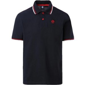 Polo North Sails Men SS Polo With Logo Navy Blue-XXL