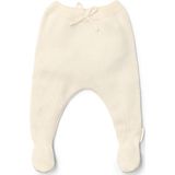 Gebreide Broek - Off White - Ribbroeken