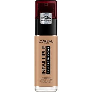 3x L'Oréal Paris Infallible 24Hr Fresh Wear Foundation 300 Amber