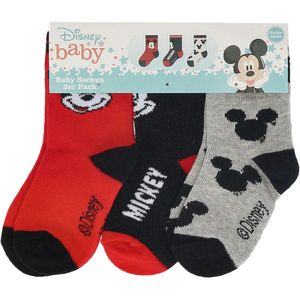Mickey Mouse Baby Sokken - 9 Paar - Maat 62/68