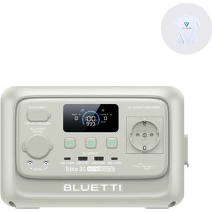 BLUETTI Elite 30 V2 600W 288Wh Powerstation- ≤10 ms Pro-Grade UPS Backup-Back-up voor thuis-140 W PD snelladen-LFP-batterij-USB-C-poort-Voor Kamperen