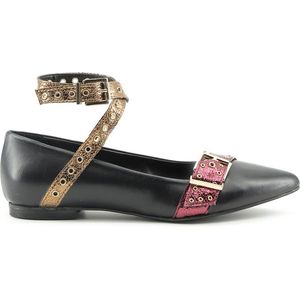 Made in Italia - Antonella - Nette Schoenen - Zwart - Leer