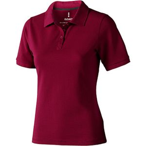 Ladies' Calgary Polo met korte mouwen Burgundy - XS