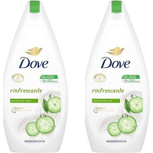Dove Douchegel Refreshing Komkommer 2 x 450 ml